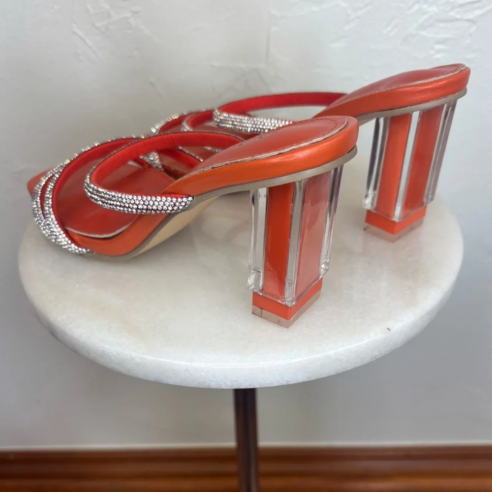 N/A orange rhinestone